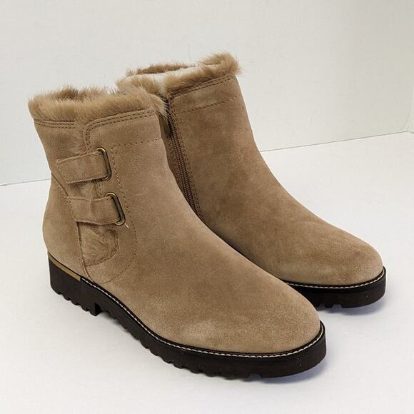 Franco Sarto Crystal Ankle Boots, Sandstone, Womens 7 M - Picture 1 of 5